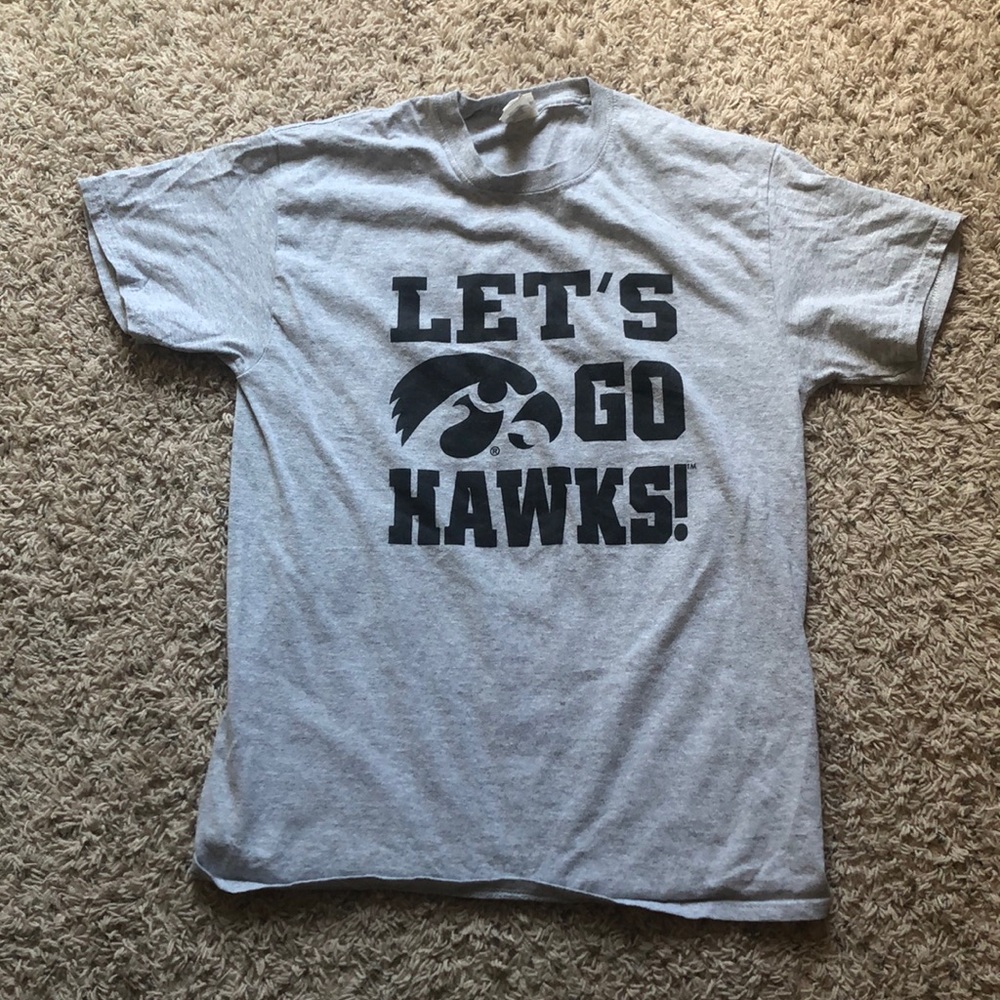 Grey Iowa Hawkeyes T-shirt